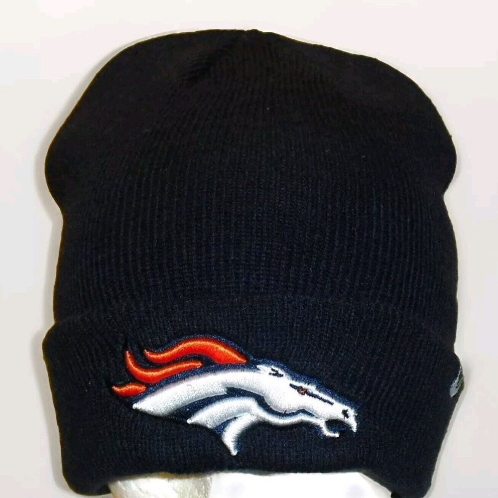 Denver Broncos Mens Adult 47 Brand Cuffed Cuff Beanie Winter Hat Cap New Nfl